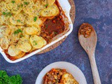 Bolognese ovenschotel met aardappel