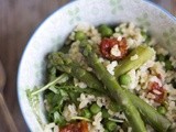 Bulgur met groene asperges