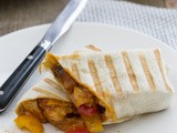 Burrito panini met kip