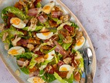 Caesar salade met krokante kip