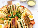 Club sandwich brunchplank