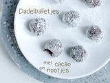 Dadelballetjes met cacao en nootjes