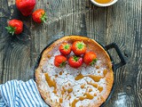 Dutch baby met karamel