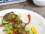 Falafel wraps met gegrilde groenten