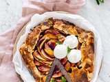 Galette met frambozen en appel