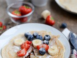 Gevulde pannenkoek met Nutella