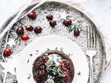 Gevulde portobello met blauwe kaas en cranberry