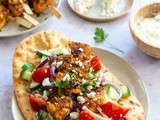 Griekse Souvlaki met Naan