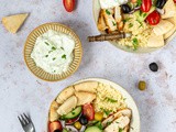 Gyros couscoussalade met tzatziki