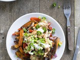 Kapsalon met zoete aardappel (+vegan optie)