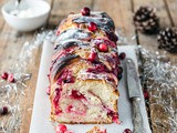 Kerstbabka met cranberry’s en ricotta