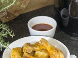 Krokante buffalo chicken drumsticks uit de Philips Airfryer