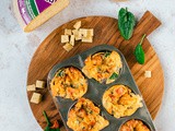 Mediterraanse omeletmuffins met tomaatjes