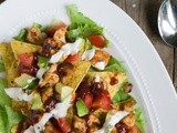 Nachosalade bbq Chicken