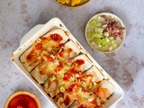 Ontbijt enchilada’s met roerei