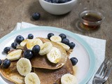 Ontbijtpannenkoekjes van banaan