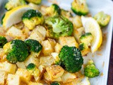 Parmezaan aardappeltjes met broccoli