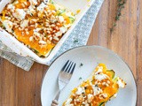 Pompoenlasagne met courgette en ricotta