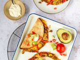 Quesadilla’s uit de oven met gehakt