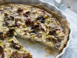 Quiche van prei met geitenkaas