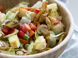 Shoarma salade met krokant brood