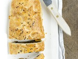 Vegetarische wellington van pompoen met champignons