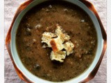 Zuppa di ceci neri / black chickpea soup