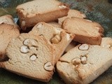 Coconut cashew and citrus cookies - trying out coconut flour