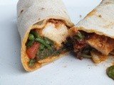 Spicy Samphire and Chicken wraps