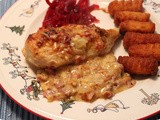 Chicken Breast with Creamy Ham Cheese Sauce