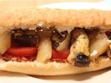 Ciabatta with Portobello and Peer