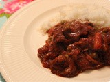 Indonesian Beef Stew with Peas, Mushrooms and Carrots