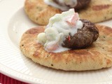 Naan Bread with Thai Burgers