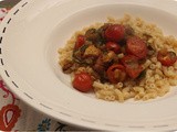 Pasta with Chicken, Cherry Tomatoes en Zucchini