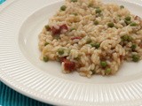 Risotto with Chorizo and Peas