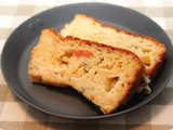 Savoury Cake with Tomato, Mozzarella and Basil