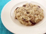 Vega: Risotto with Leek and Mushrooms