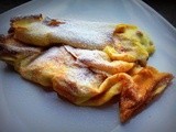 Crepes con crema e uvetta