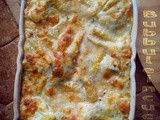 Lasagne con asparagi  e scamorza affumicata