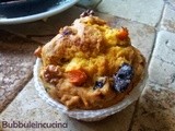 Muffin con zucca, prugne e noci