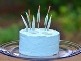 Almond & Raspberry Cattails Cake