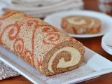 Chai Tea Roll Cake