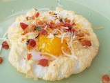 Bacon Cheddar Chive Cloud Eggs