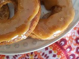 Baked Caramel Apple Cider Donuts