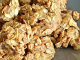 C’s School Project: Four Ingredient Peanut Butter Oatmeal Cookies