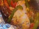 Chicken Fajita Tin Foil Dinner