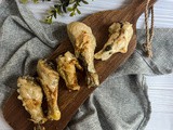 Copycat Gluten Free Wingstop Garlic Parmesan Wings and Drums