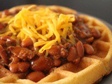 Cornbread and Chili Waffles