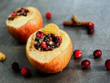 Cranberry Stuffed Apples with Brown Sugar