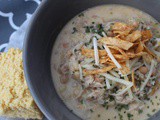 Creamy White Chicken Chili Chowder + Grief Comes in Waves